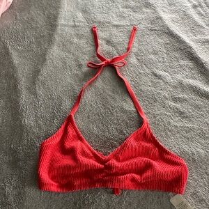 New with tags! Aerie Coral Knit Halter Top
